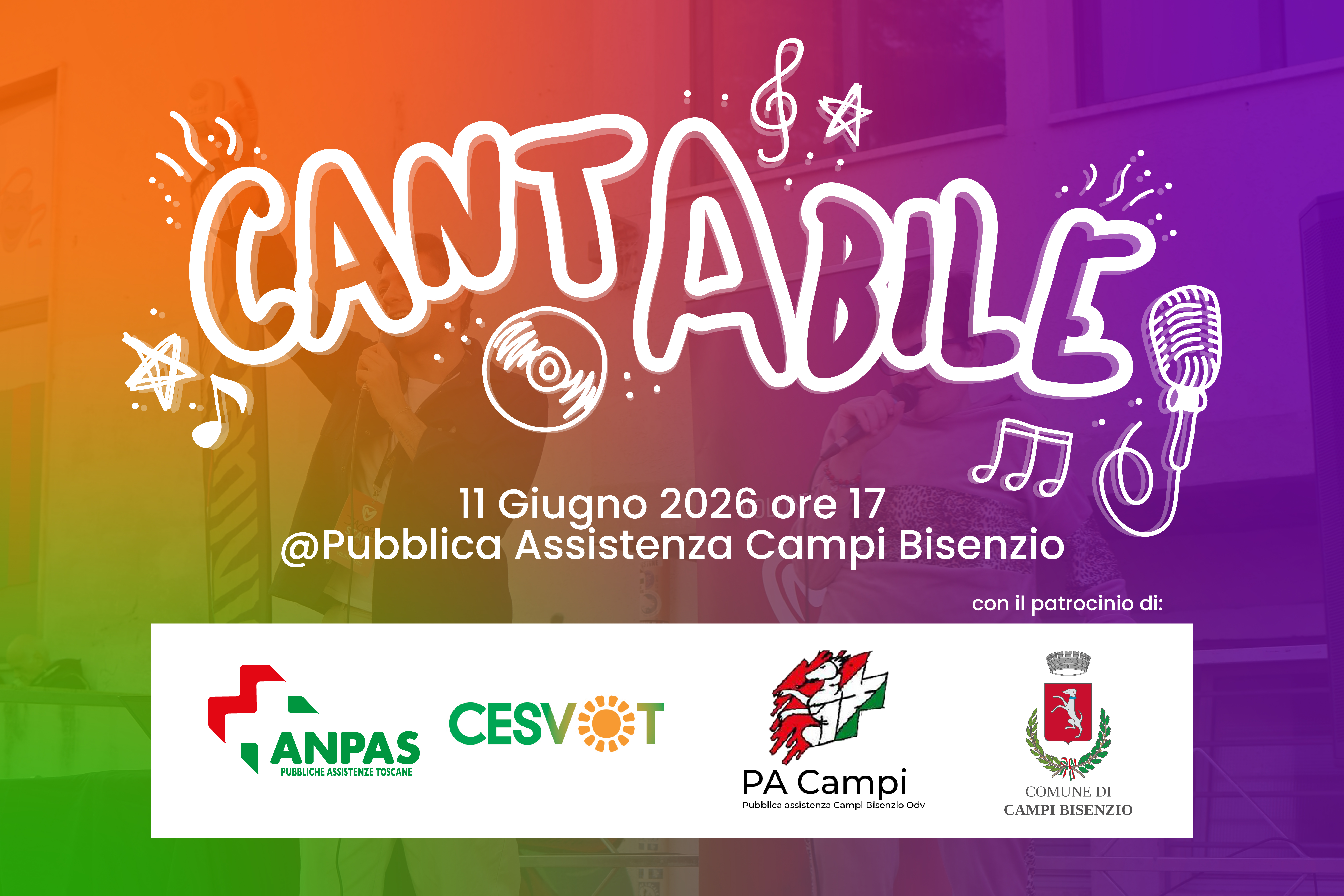 Arriva l’evento “cantAbile” a Campi Bisenzio – 11 Giugno 2026